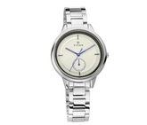 Titan Workwear Women's Watch Analog Silver Dial With Silver Stainless Steel Band, 2617SM02